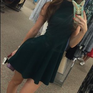 Green mini dress size XS.